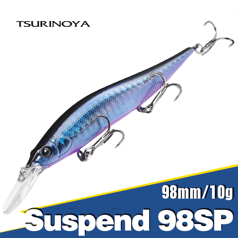 Fishing Lure Spinnerbait - Воблер TSURINOYA Suspend Minnow AURORA 98SP,