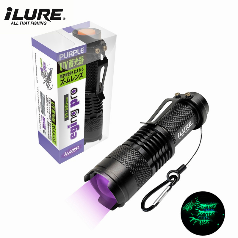 Fishing Lure Kit - Мини УФ-фонарик 395 нм, ультрафиолетовая рыболовная
