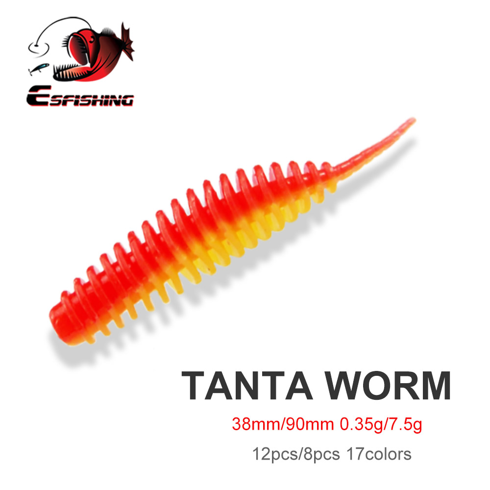 Fishing Lure Spoon - Рыболовная приманка-червь ESFISHING Tanta 38мм 90мм
