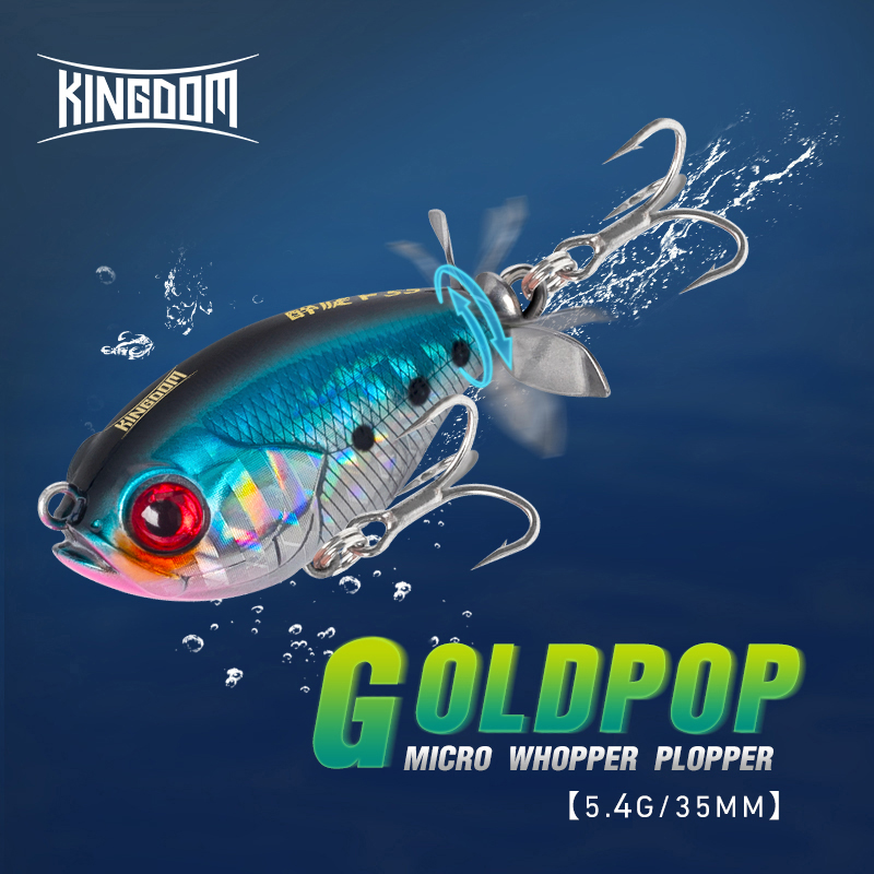 Kingdom Propeller Topwater Pop – обзор и цена Fishing Lure Popper