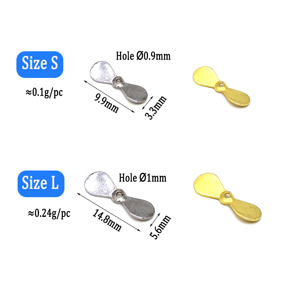 Wifreo 40 шт. турбопропеллер с – обзор и цена Fishing Lure Blade Bait