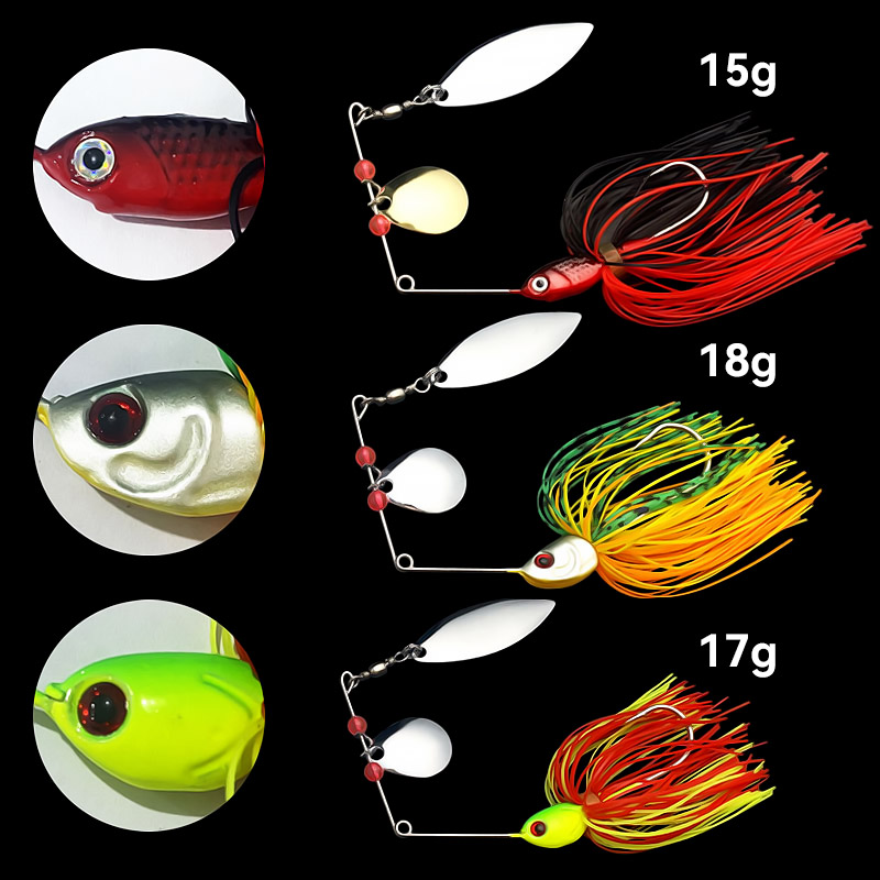 Базука 15 г 18 г Спиннербейт Р – обзор и цена Fishing Lure Spoon