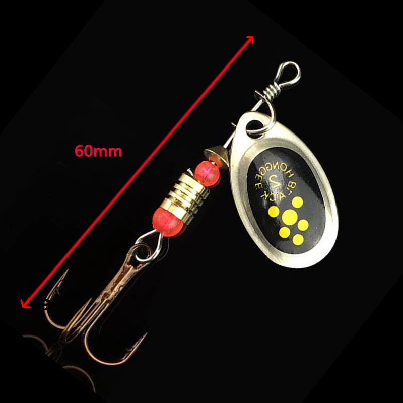 1 шт., вращающаяся металлическ – обзор и цена Fishing Lure Crankbait
