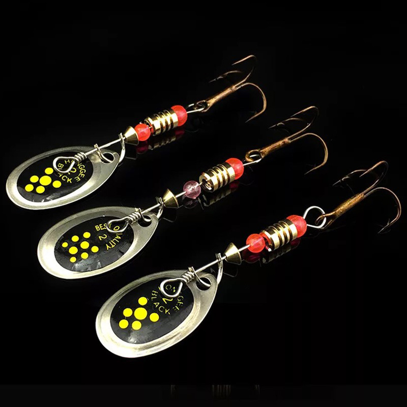 1 шт., вращающаяся металлическ – обзор и цена Fishing Lure Crankbait