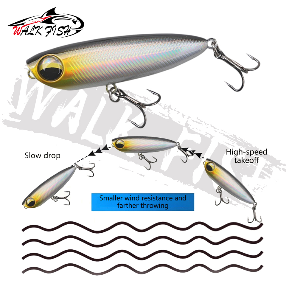 WALK FISH 1 шт. 6 см 5,6 г Поп – обзор и цена Fishing Lure Popper