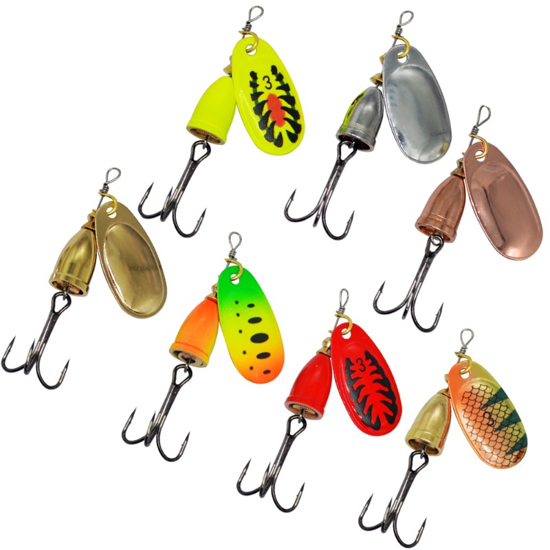 Вращающаяся приманка-спиннер 8 – обзор и цена Fishing Lure Blade Bait