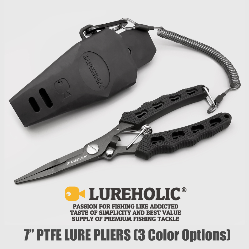 Lureholic 7 ”ПТФЭ покрытые рыб – обзор и цена Fishing Lure Accessories